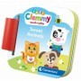 Set de joaca educational Soft Clemmy cu animalute 6 cuburi moi si carticica